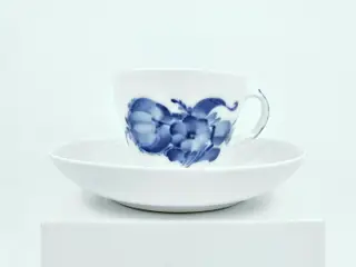 Blå Blomst Flettet Espressokop nr. 10-8040. sortering 1