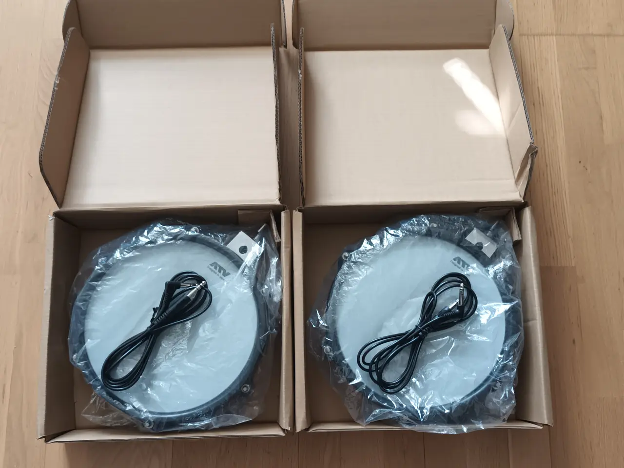 Billede 2 - 2 ATV xD-P10 -10" Mesh Head Snare/Tam Pad + Kabel