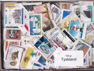 Tyskland 100 g. Billedmærker - Tæt klip
