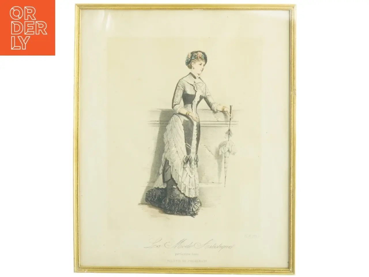 Billede 3 - Vintage modeillustrationer (str. 35 x 28 cm)