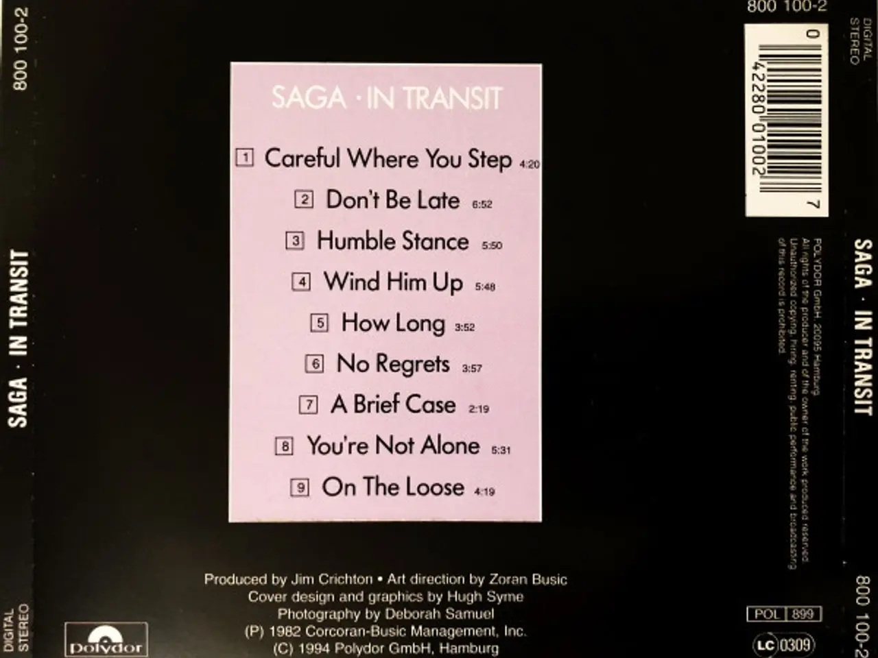 Billede 2 - Saga – In Transit – CD