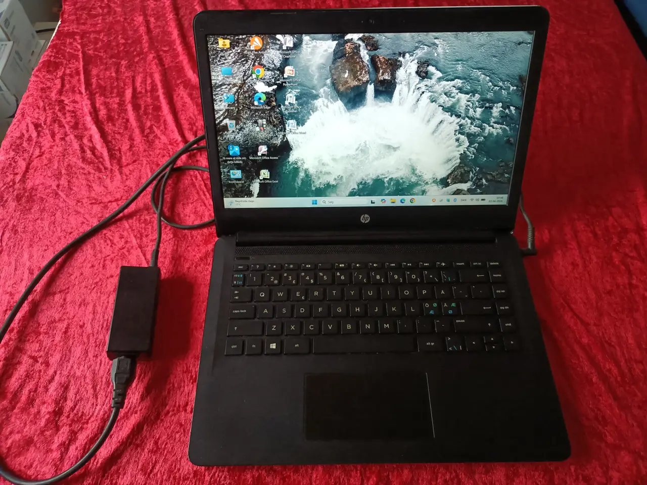 Billede 1 - Hp bærbar win 11 med ddr4 ram og nvme disk