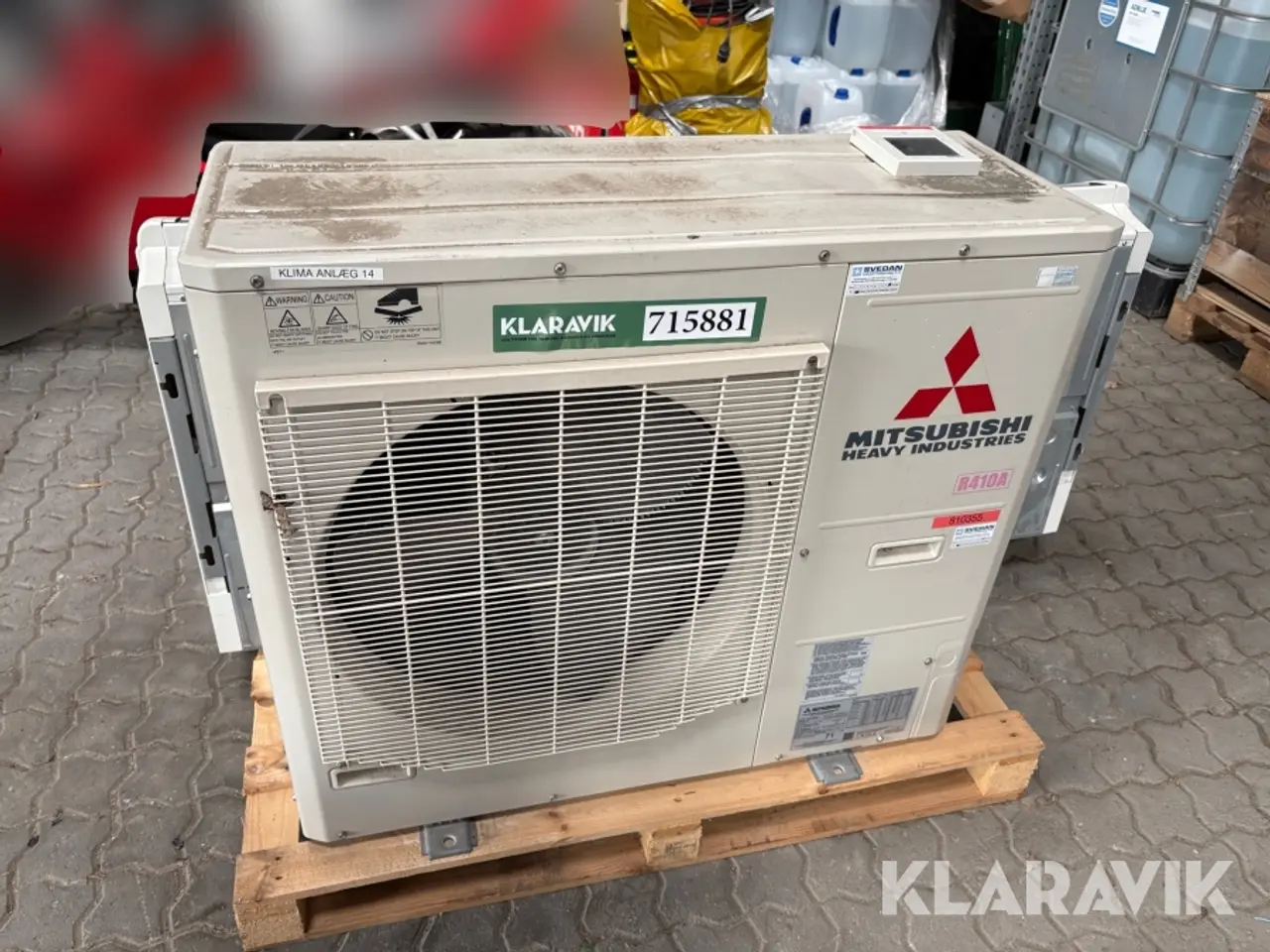 Billede 5 - Klimaanlæg Mitsubishi R410A ude og indedel