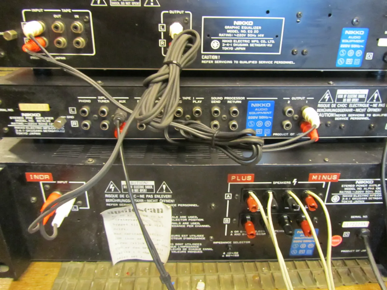 Billede 17 - NIKKO ALPHA 130-EQUA.20-PRE AMP BETA 30
