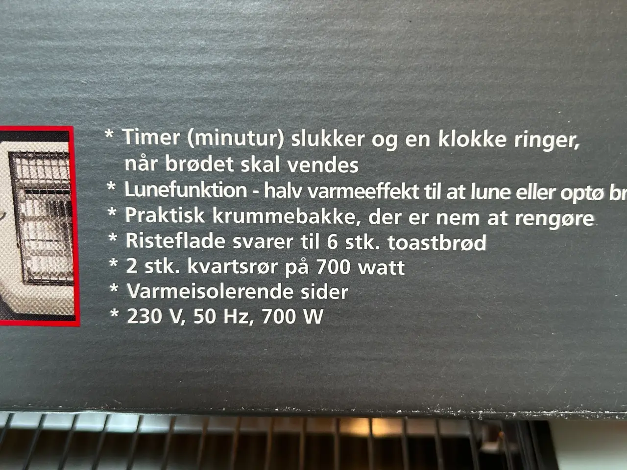 Billede 4 - NY Eva flad Brødrister
