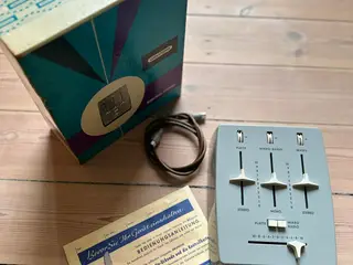 Vintage Grundig Stereo Mixer 608 med original æske