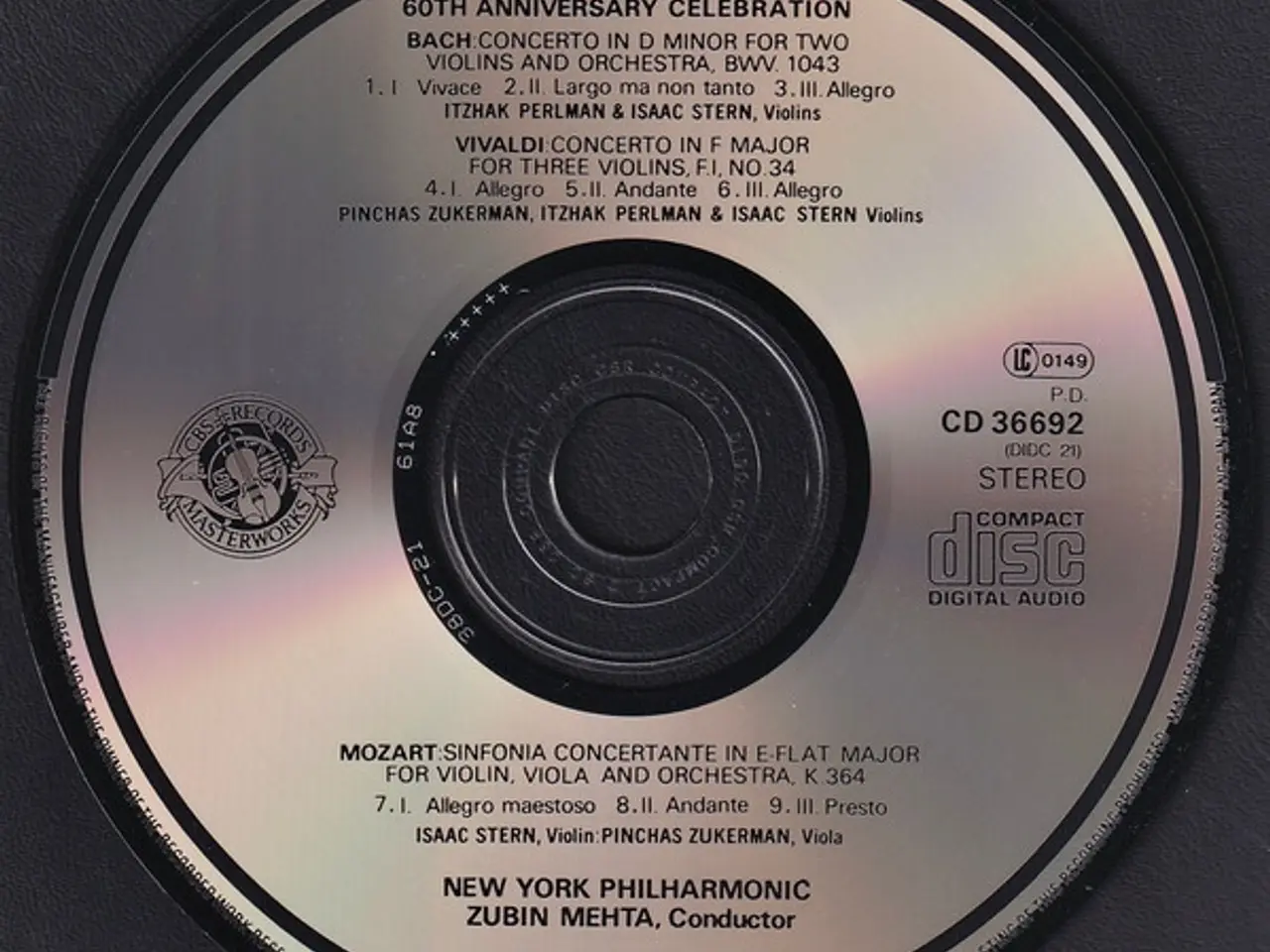 Billede 3 - Isaac Stern – 60th Anniversary Celebration – CD