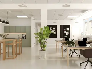 Indbydende og effektivt kontor i NV