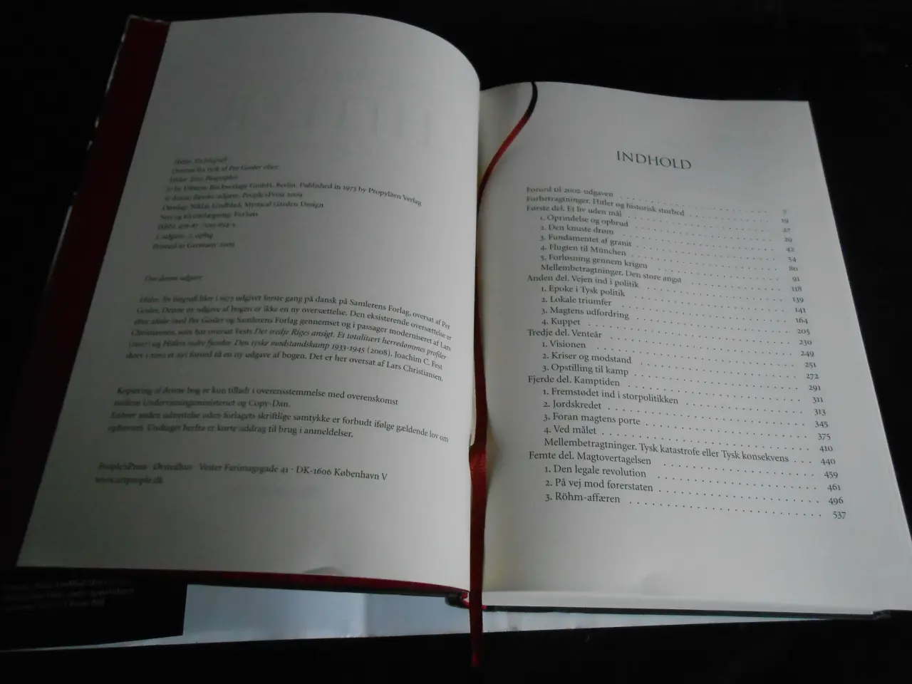 Billede 3 - Hitler en biografi-Joachim Fest