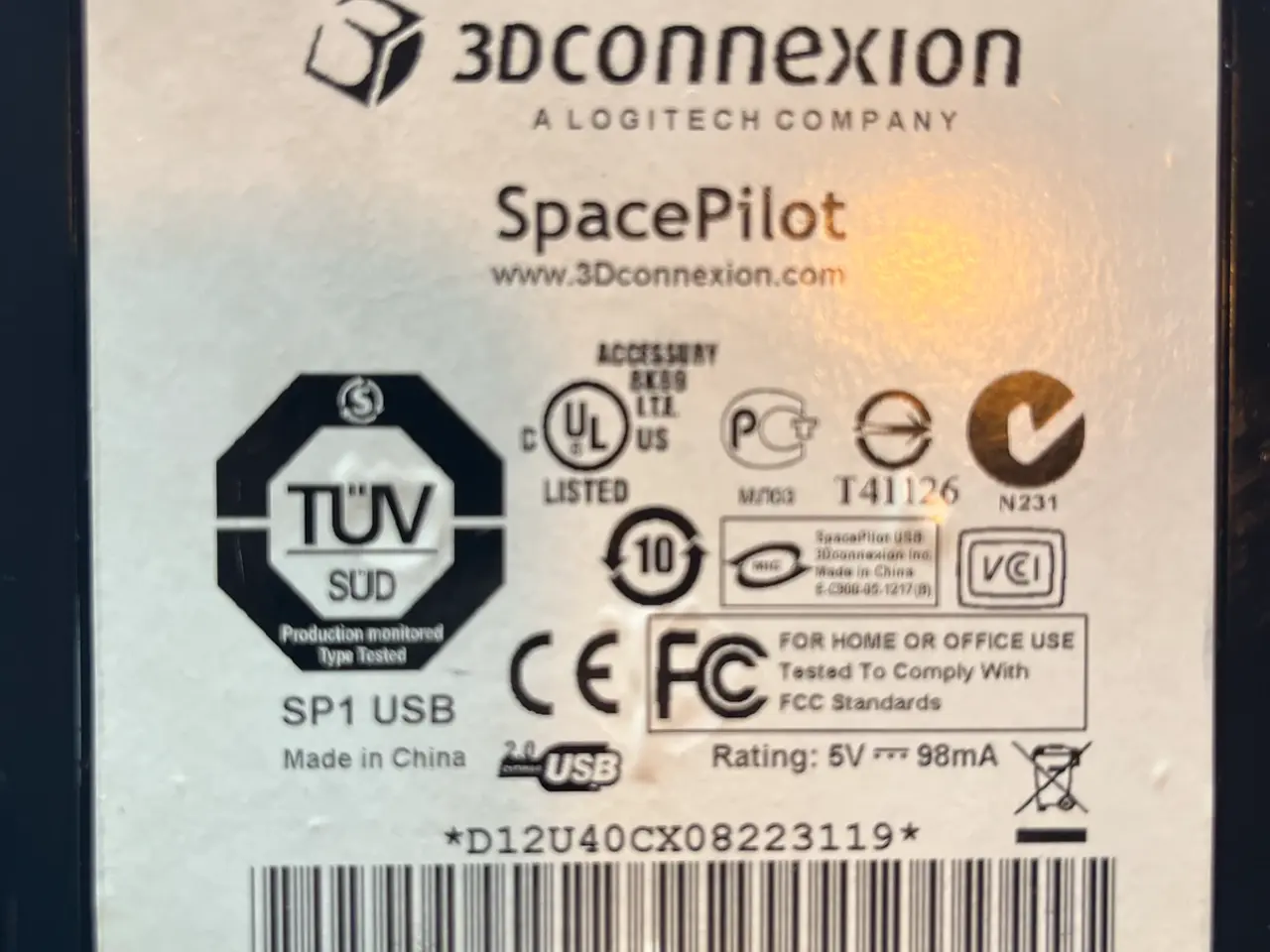 Billede 5 - 3D mus Space Pilot