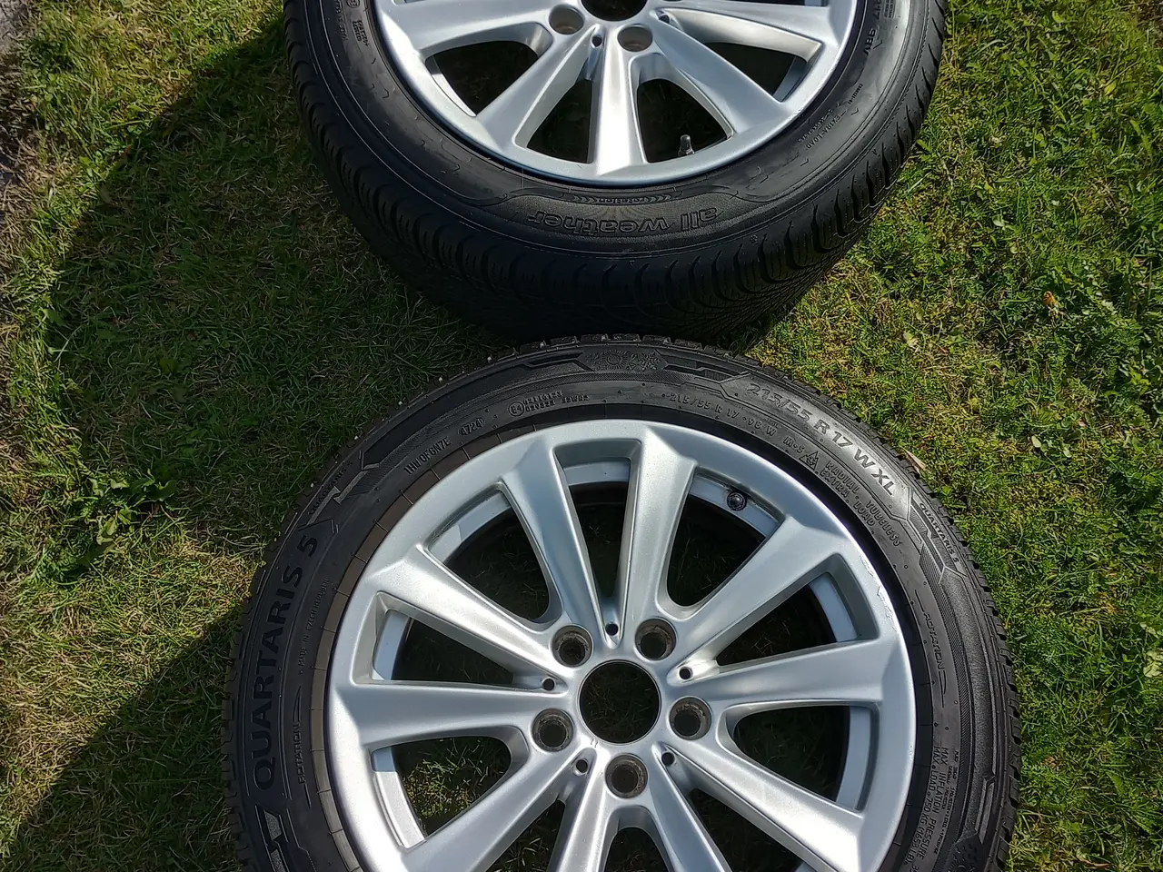 Billede 3 - Originale 17" BMW vinterhjul / vinterdæk, Tpms