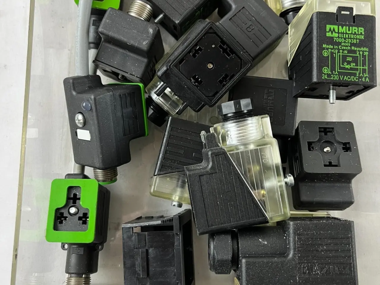Billede 3 - Murr Elektronik ventil stik Plug DIN 43650 blandet