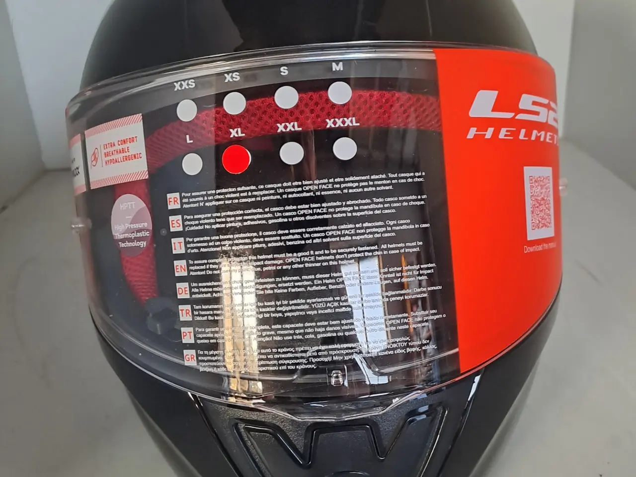 Billede 1 - LS 2 Rapid full face hjelm sort str: XL