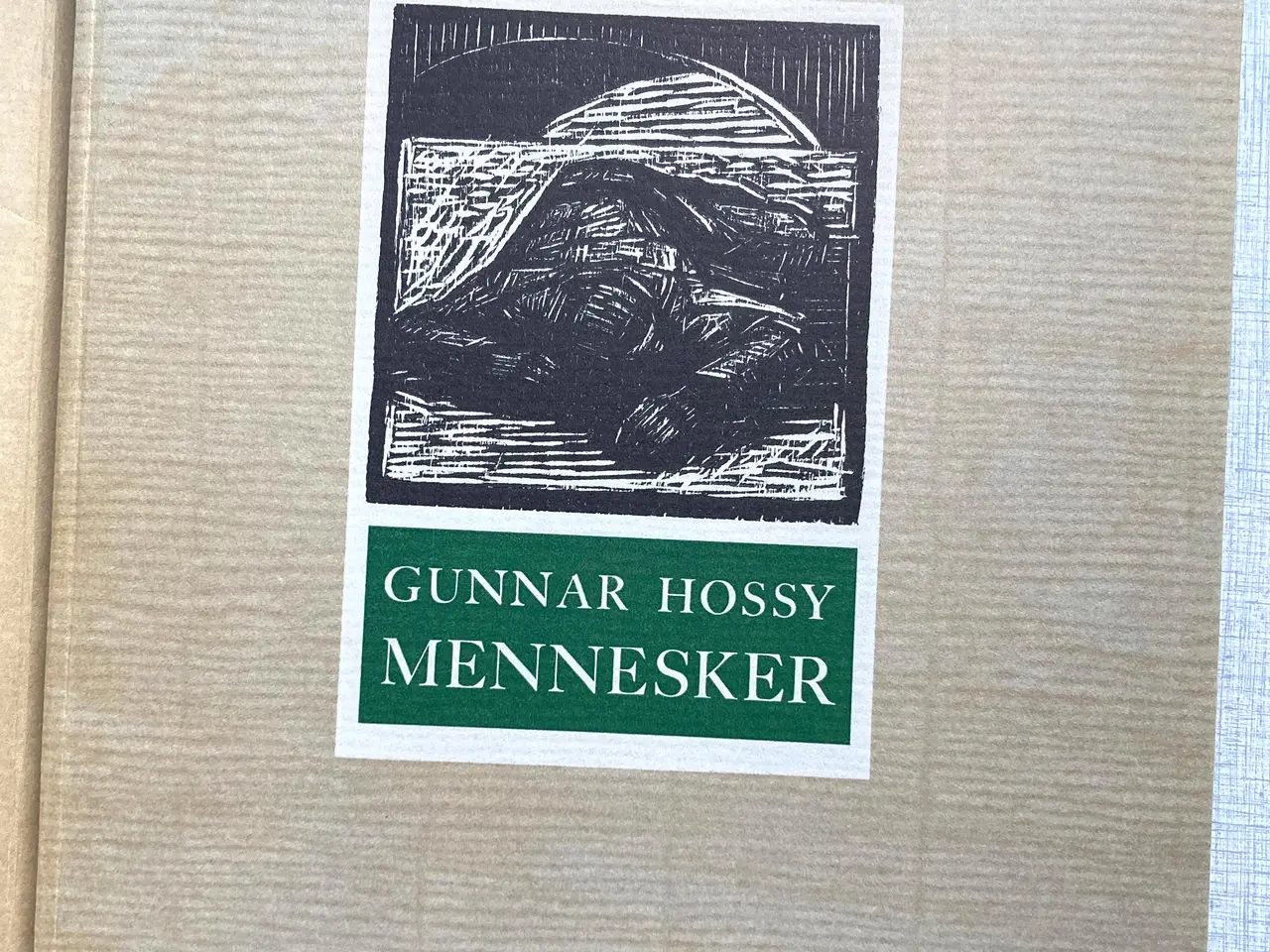 Billede 1 - Sjælden kunstbog. Gunnar Hossy: Mennesker