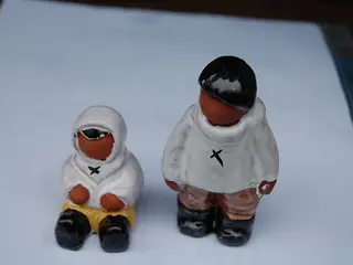 Grønlandske keramik figurer.