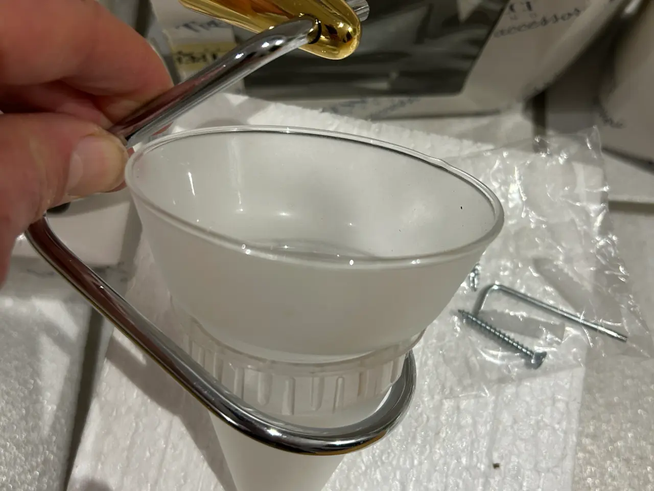 Billede 7 - Ny bad/toilet messing sæt