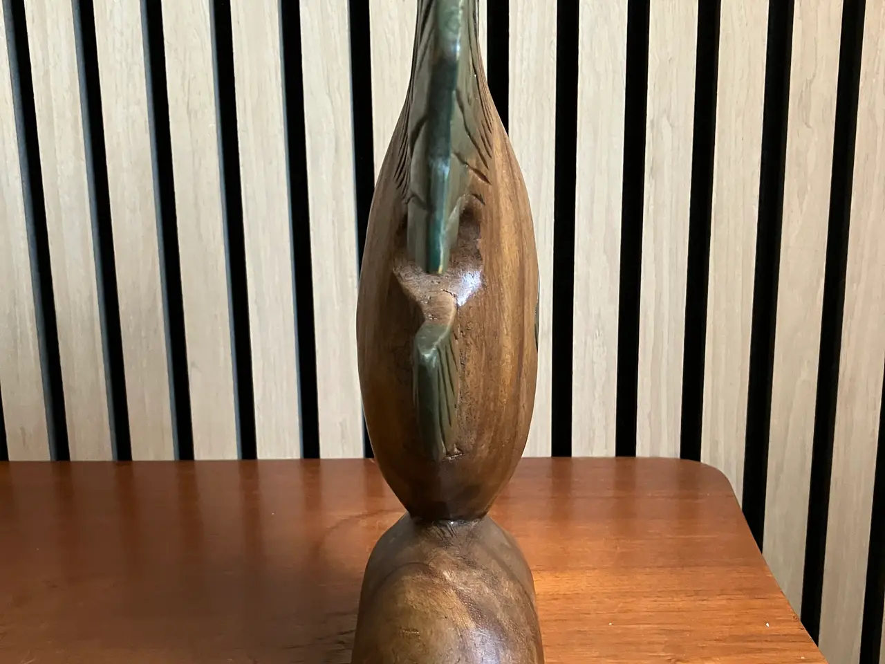 Billede 5 - Stor vintage træfisk