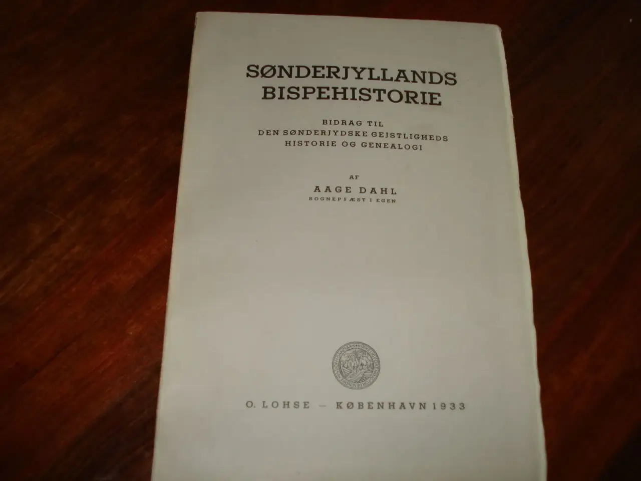 Billede 1 - Sønderjyllands Bispehistorie