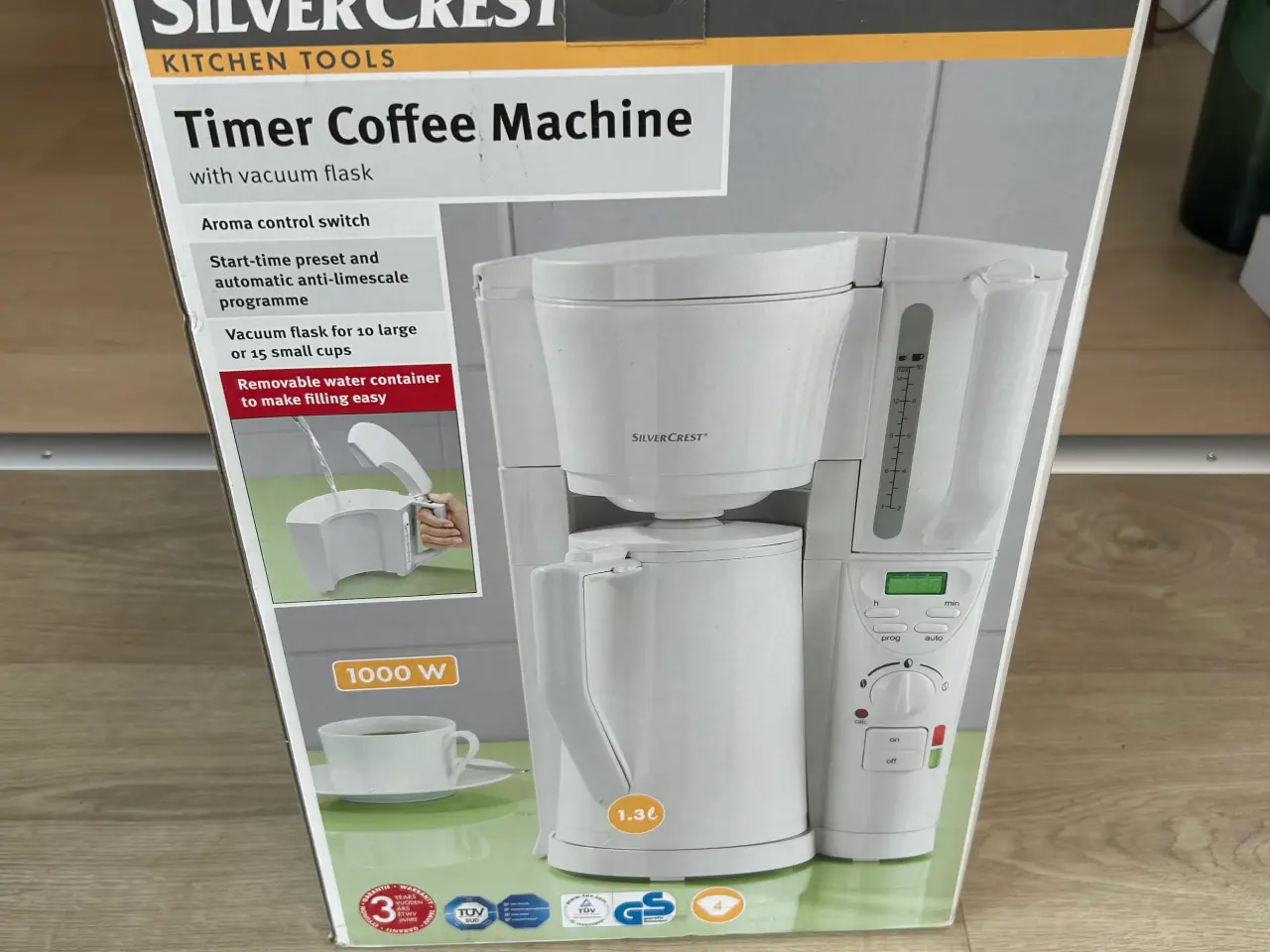 Billede 1 - SilverCrest Timer-kaffemaskine med termokande