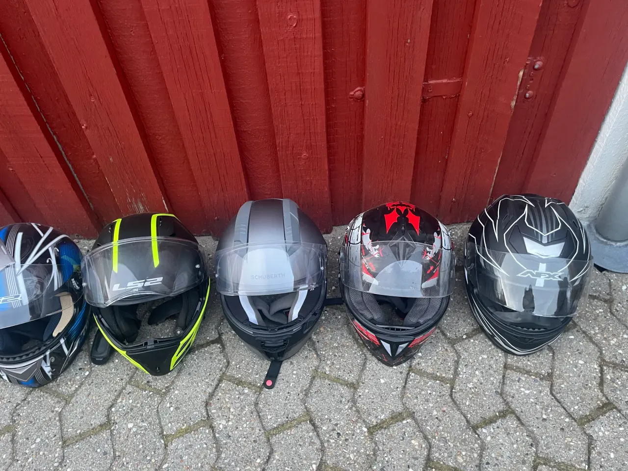 Billede 2 - Helt nye motorhjelmen.. 12 styk..