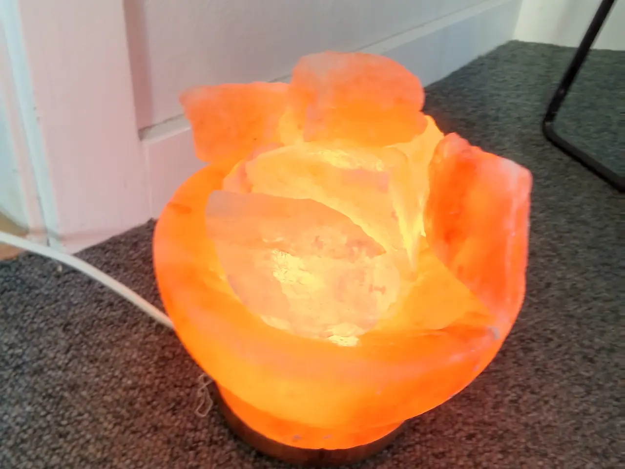 Billede 1 - Ny himalaya saltstens bordlampe