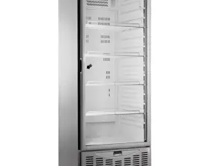 Displaykøleskab i rustfrit stål – 525 liter