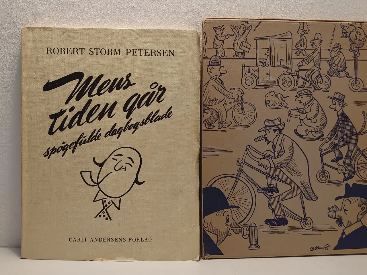 Billede 1 - Storm P:Mens tiden går,spøgefulde dagbogsblade.