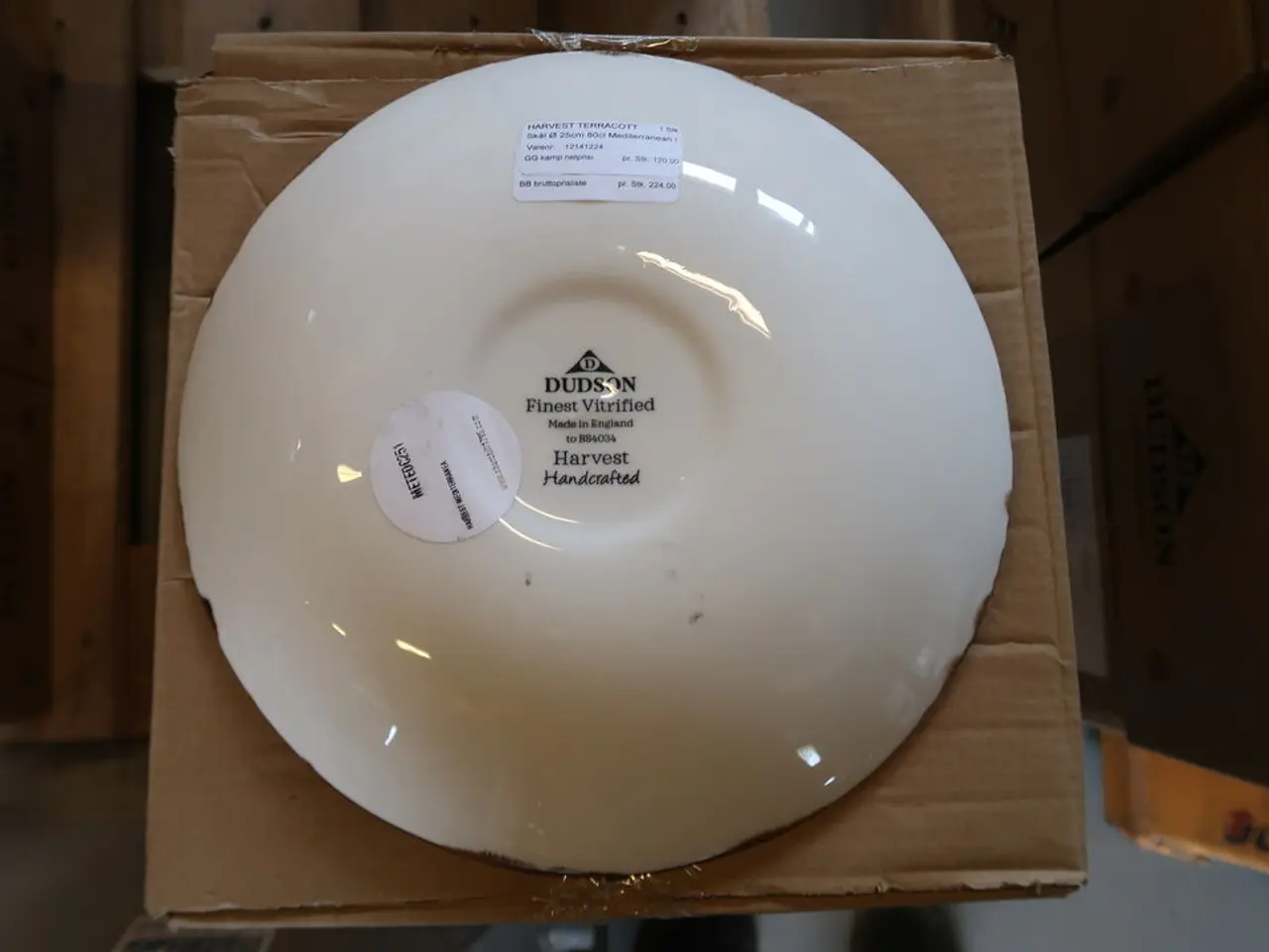 Billede 4 - 39 stk. Dudson Harvest Mediterranean skål, brun, 80 cl, ø25 cm
