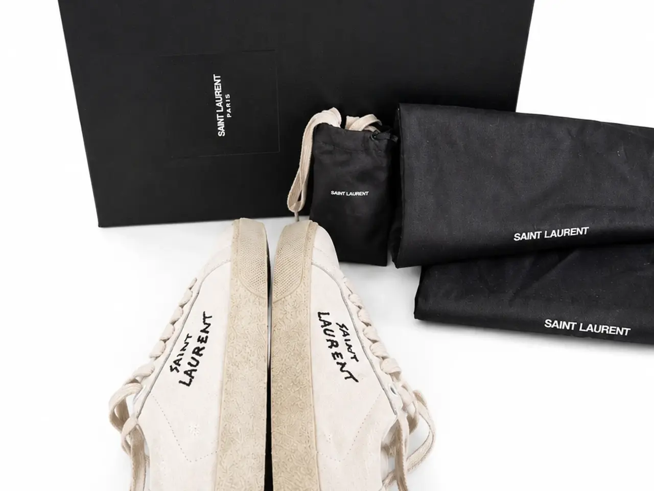 Billede 1 - Saint Laurent Paris Low Top Sneakers i flot off-wh