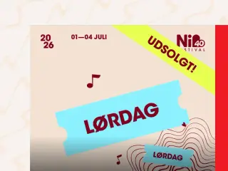 Søger 2 x Nibe festival billet lørdag 2026
