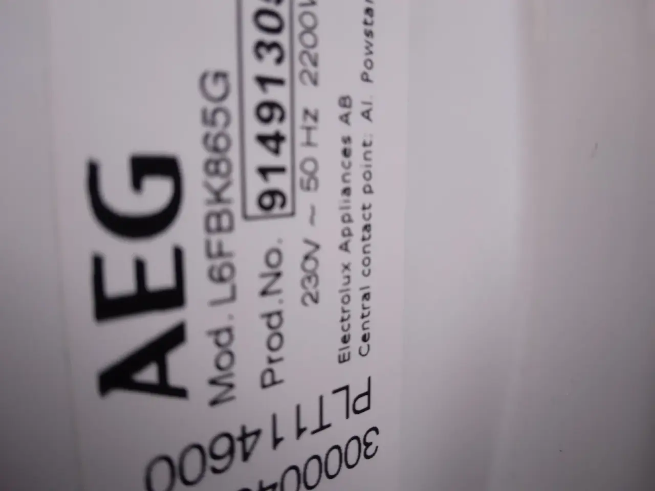 Billede 8 - Aeg vaskemaskine 8 kg 1600 omdrejninger