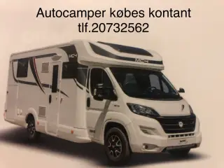 Autocamper købes