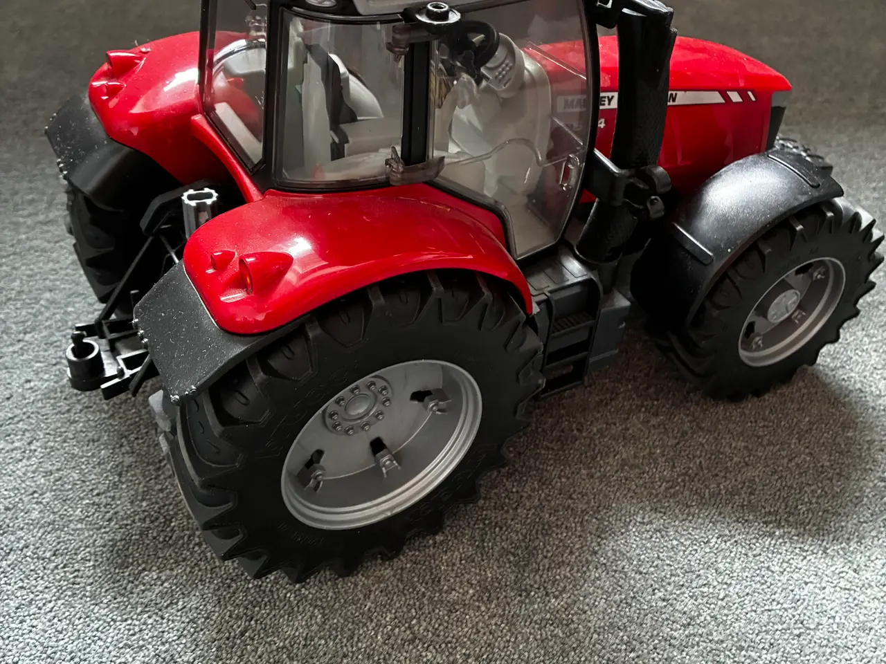 Billede 3 - Bruder traktor rød Massey Ferguson legetøjstraktor