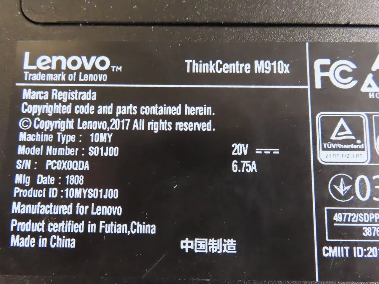 Billede 3 - Computer LENOVO ThinkCentre M910x