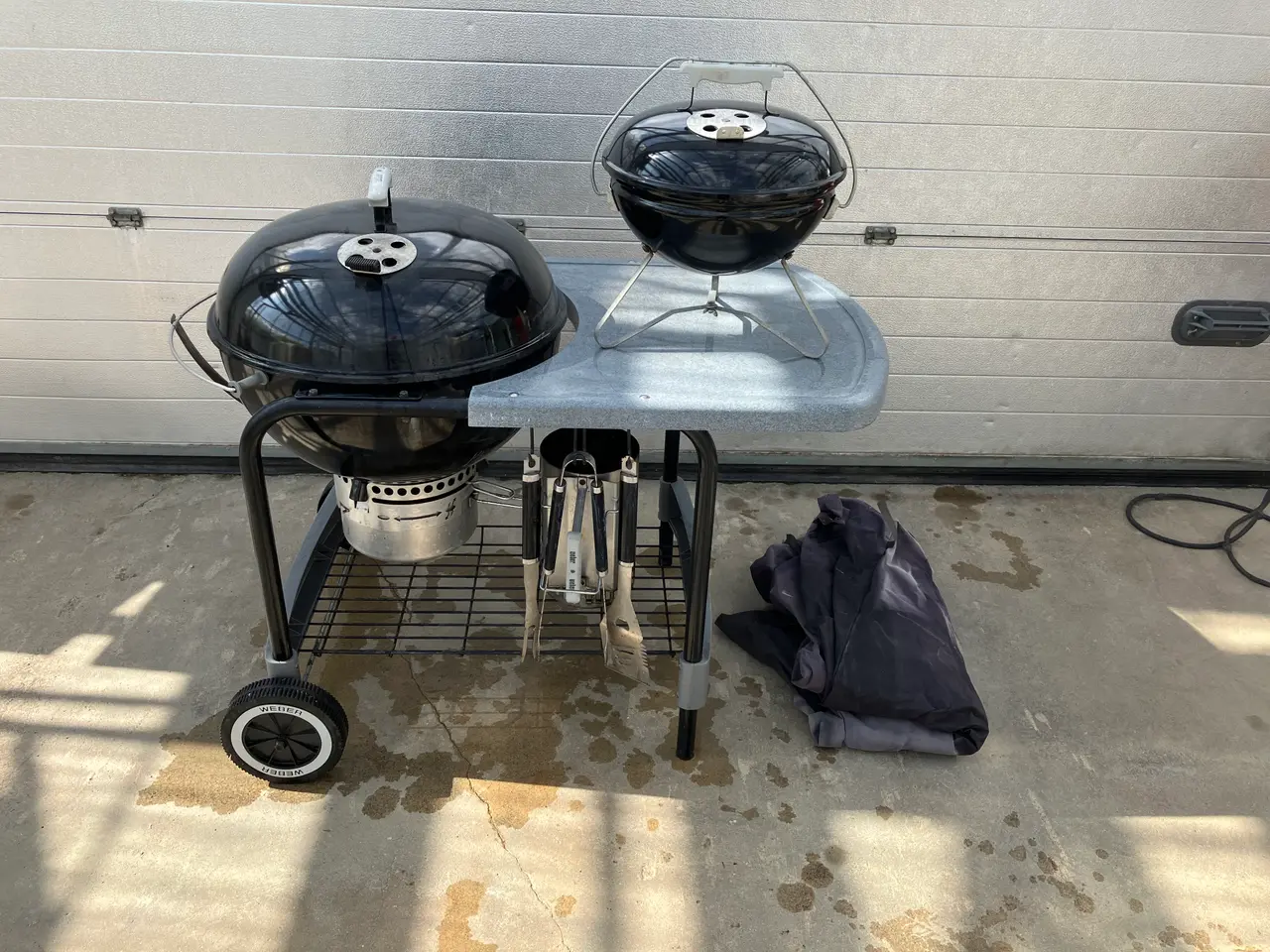 Billede 1 - Weber kuglegrill + Smokey Joe