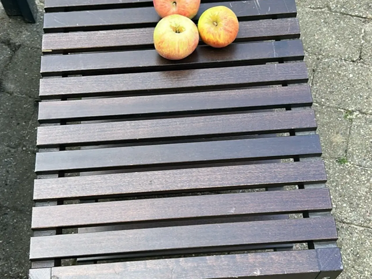Billede 5 - Brun lille bænk