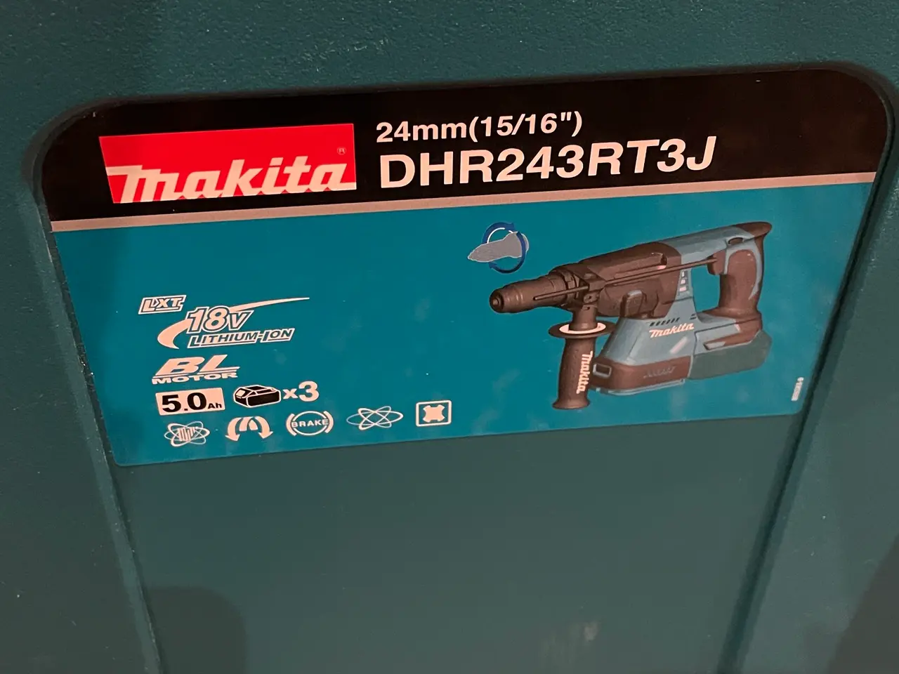 Billede 3 - Makita DHR243 og DX07 støv suger
