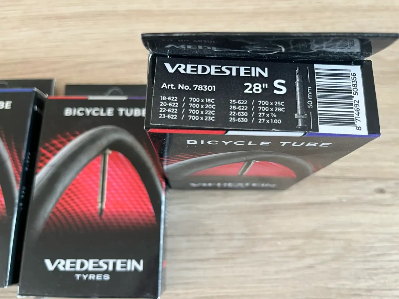 Billede 2 - Cykelslanger 700x18-28c FV50mm