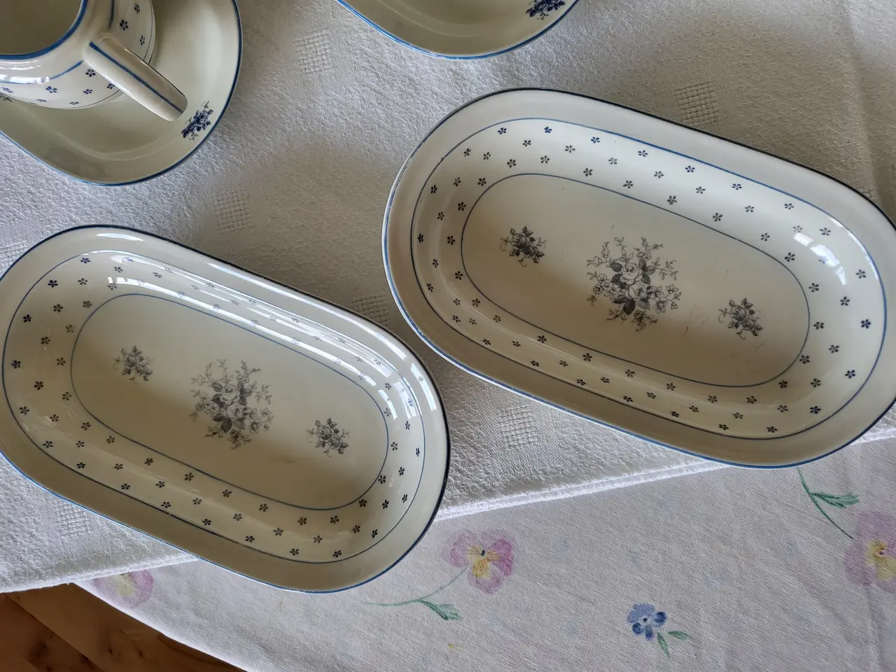 Billede 12 - Charmerende og unikt retro spisestel (ca. 1925) –
