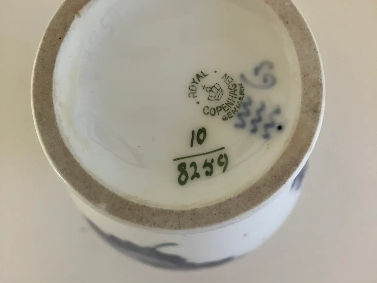 Billede 3 - Royal Copenhagen blå blomst, vase 15,5 cm.