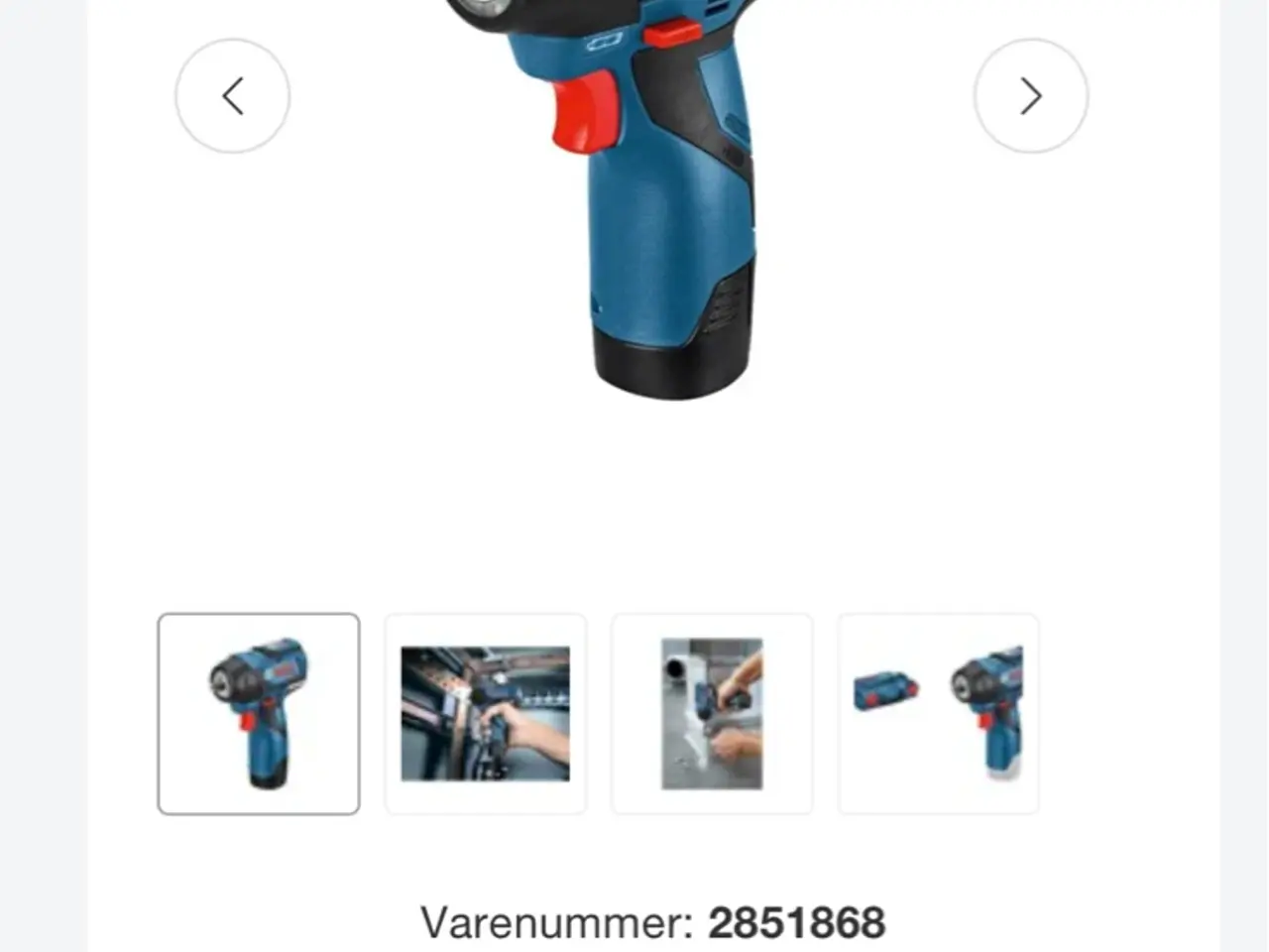 Billede 2 - BOSCH slagnøgle