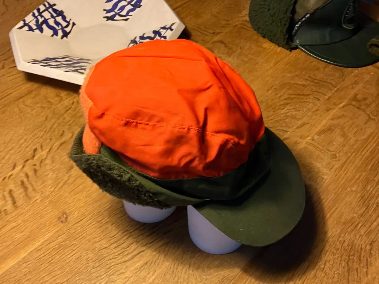 Billede 2 - Jagt Cap grøn /orange
