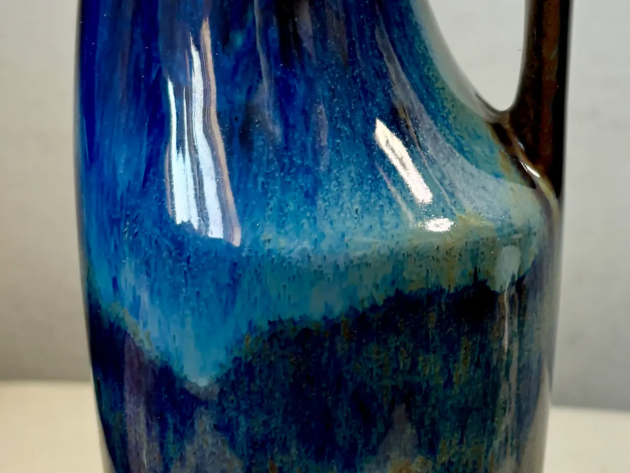 Billede 2 - Michael Andersen, keramikvase 23 cm høj