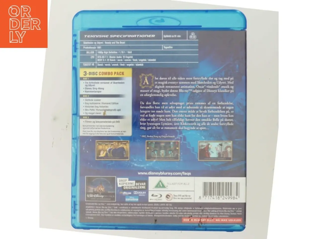 Billede 3 - Combopack (Blu-ray+dvd) "Disney"                                        <span class="label label-blank pull-right" style="