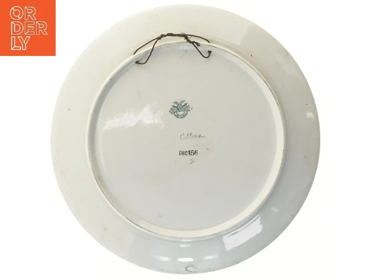 Billede 2 - Dekorativ porcelænstallerken med bymotiv fra Villeroy & Boch (str. Ø 35,5 cm)