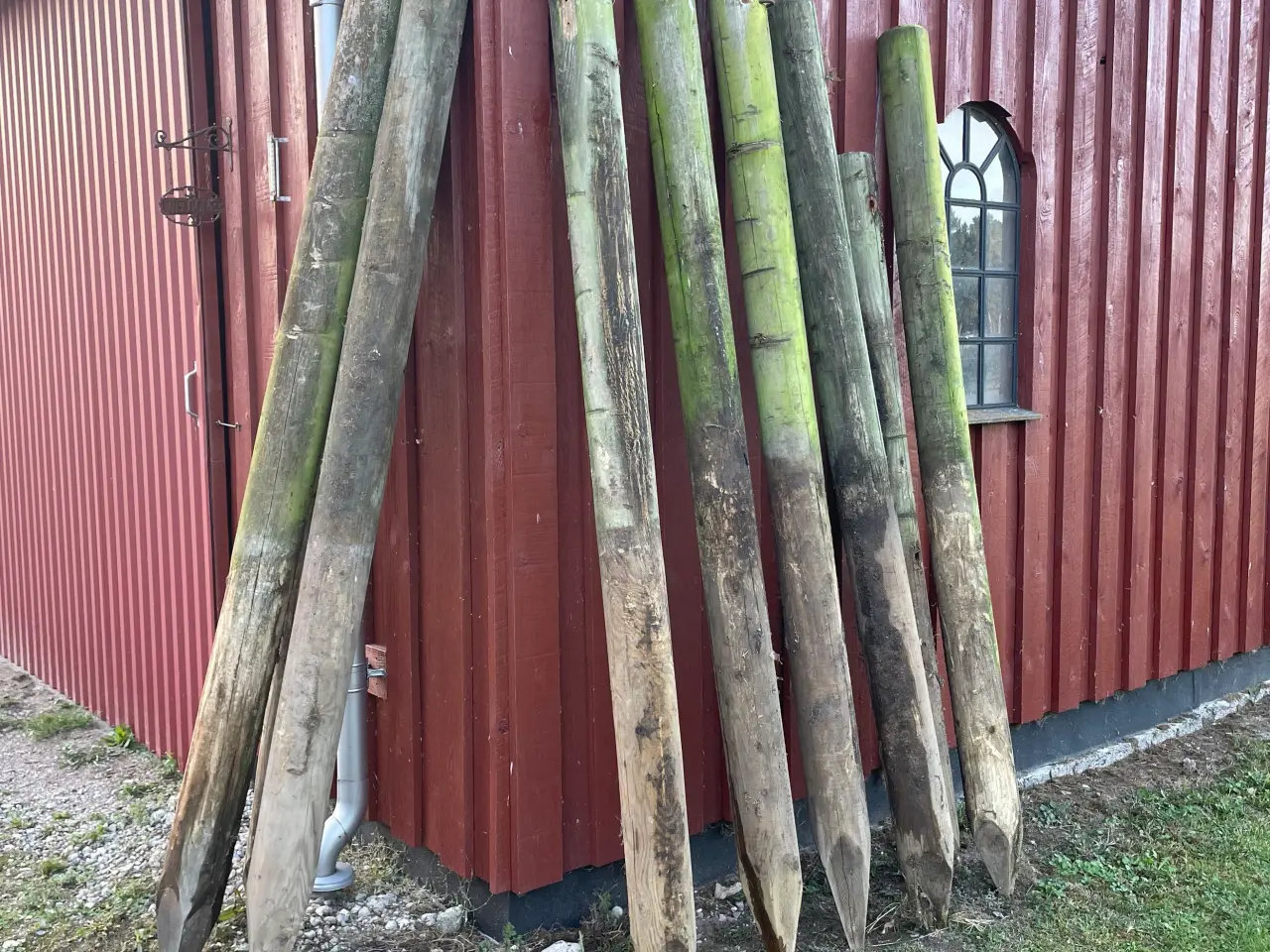 Billede 2 - Runde stolper