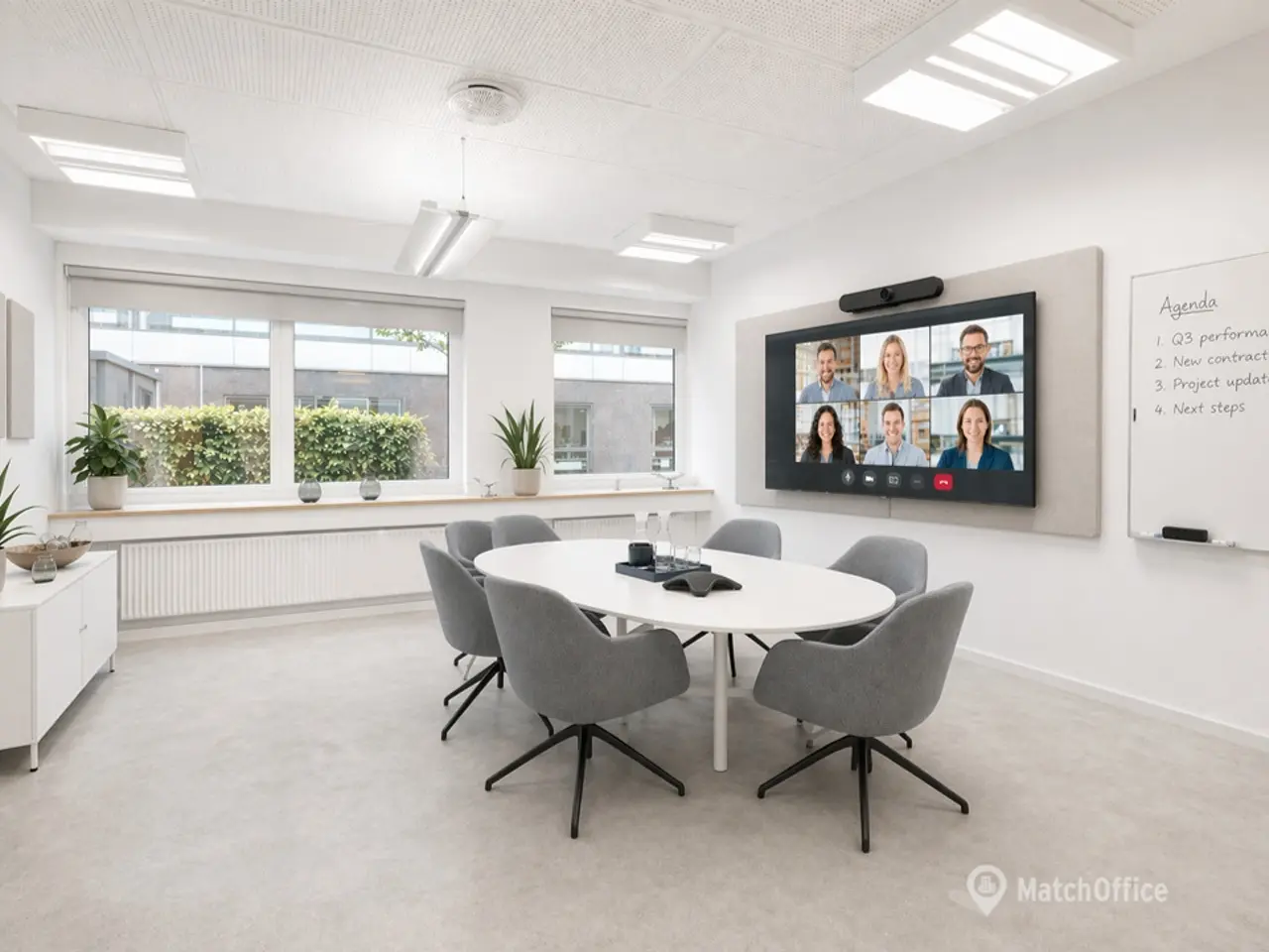 Billede 3 - Eksponeret facadekontor i flerbrugerhus med kantine