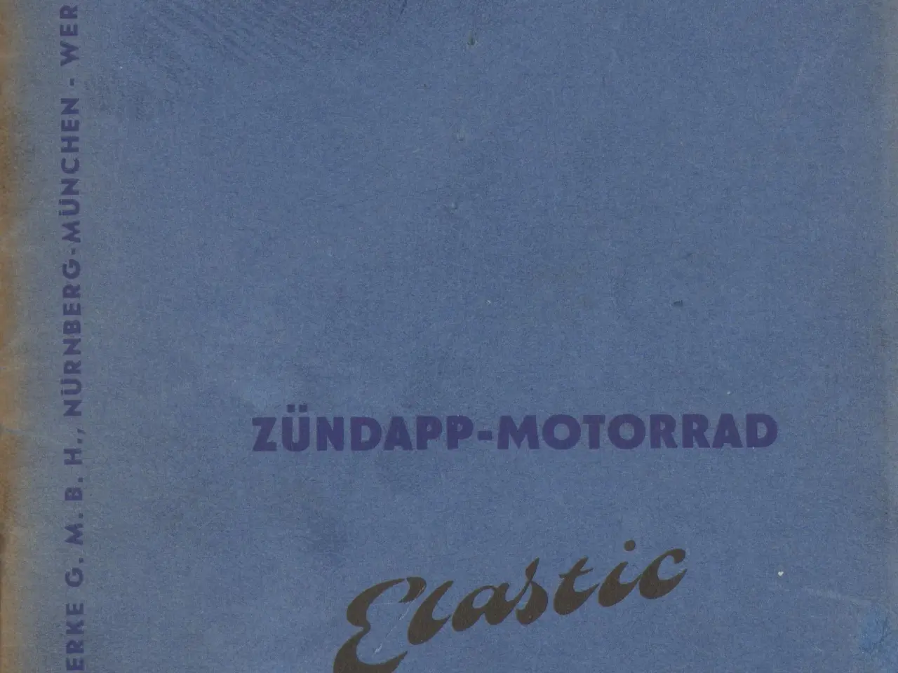 Billede 5 - Zündapp Elastic bog