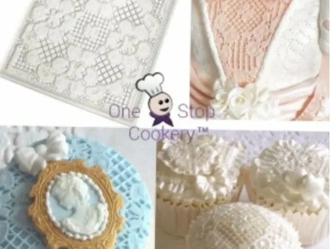 Billede 1 - Prægemåtte Lace Duchess fra Katy Sue..