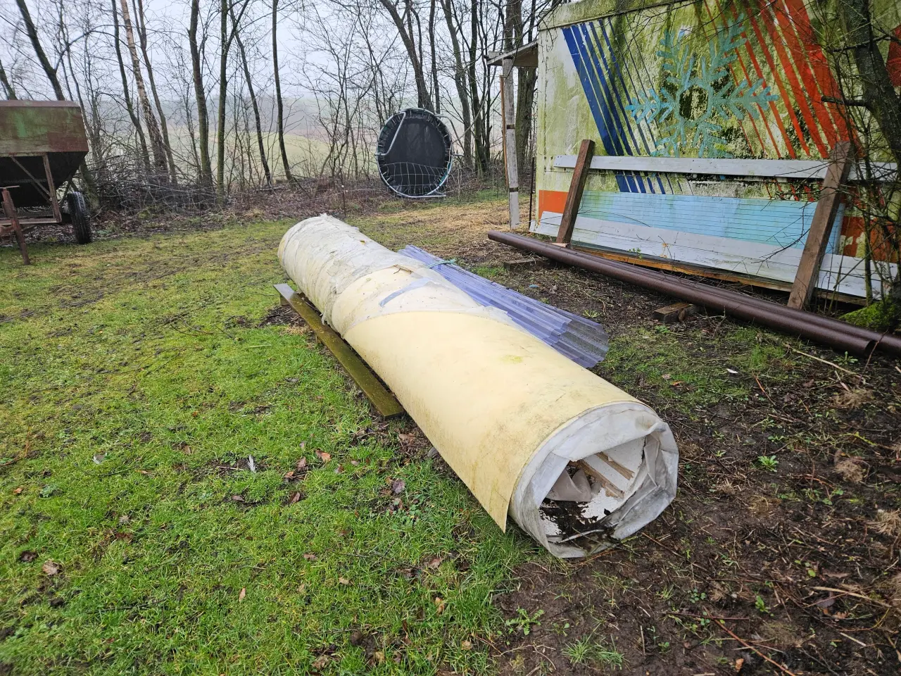 Billede 1 - Stor Glasfiber rulle 
